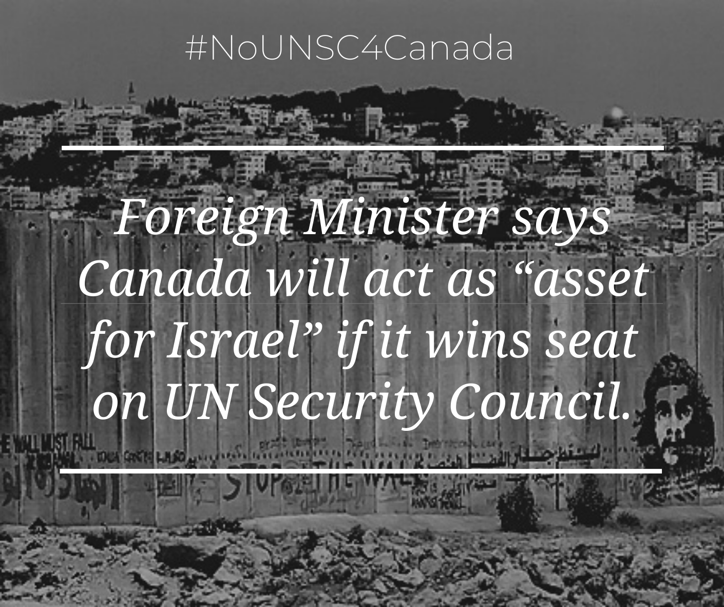 #NoUNSC4Canada send letter to UN ambassadors - Just Peace Advocates