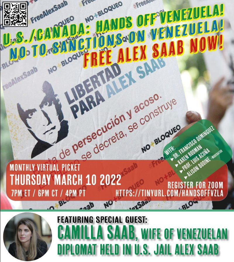 Just Peace Advocates Was Pleased To Join Hands Off Venezuela Monthly ...